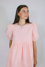 Load image into Gallery viewer, Peach Girl Mini Swing Dress
