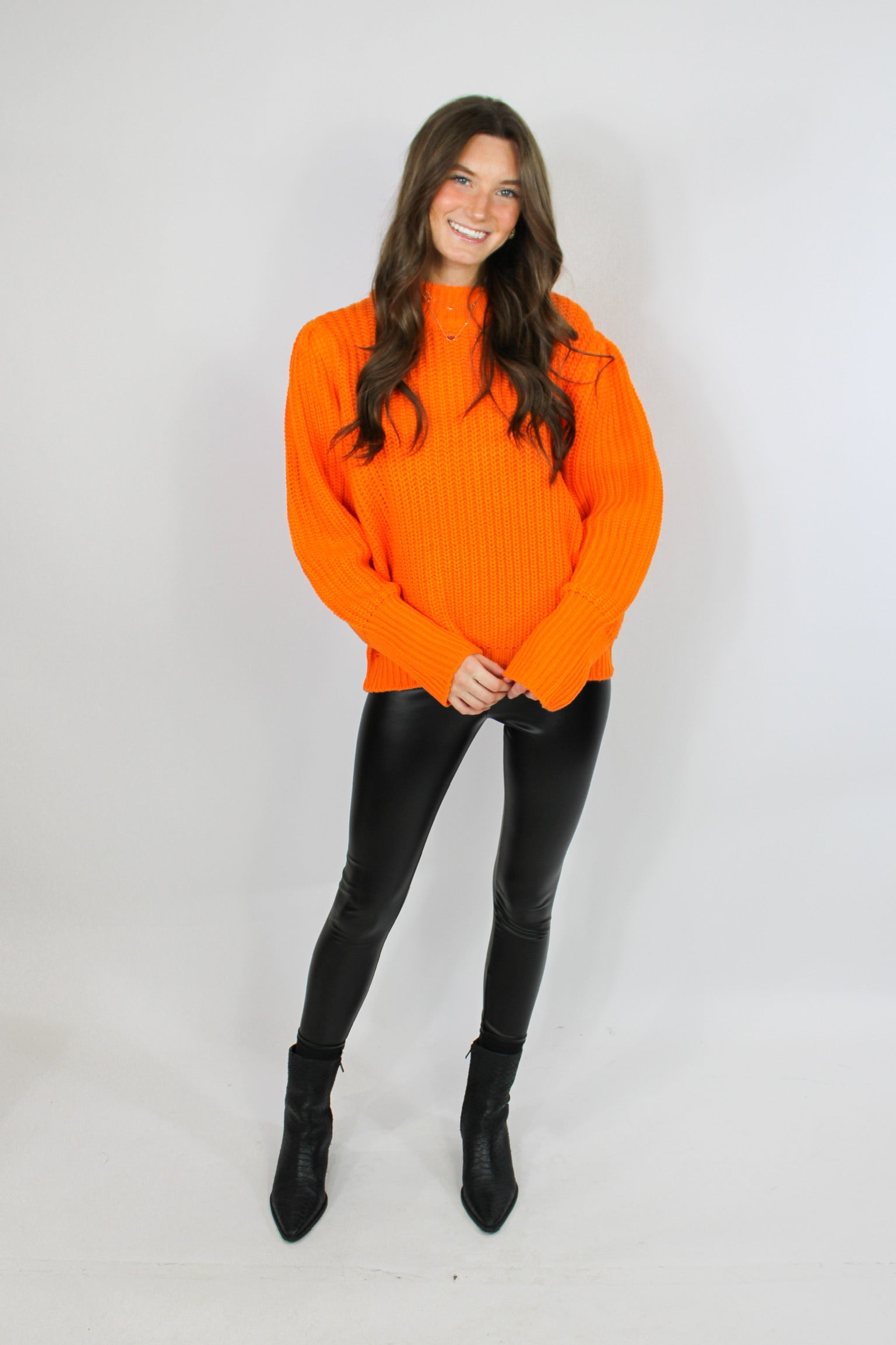 In the Orange Sweater