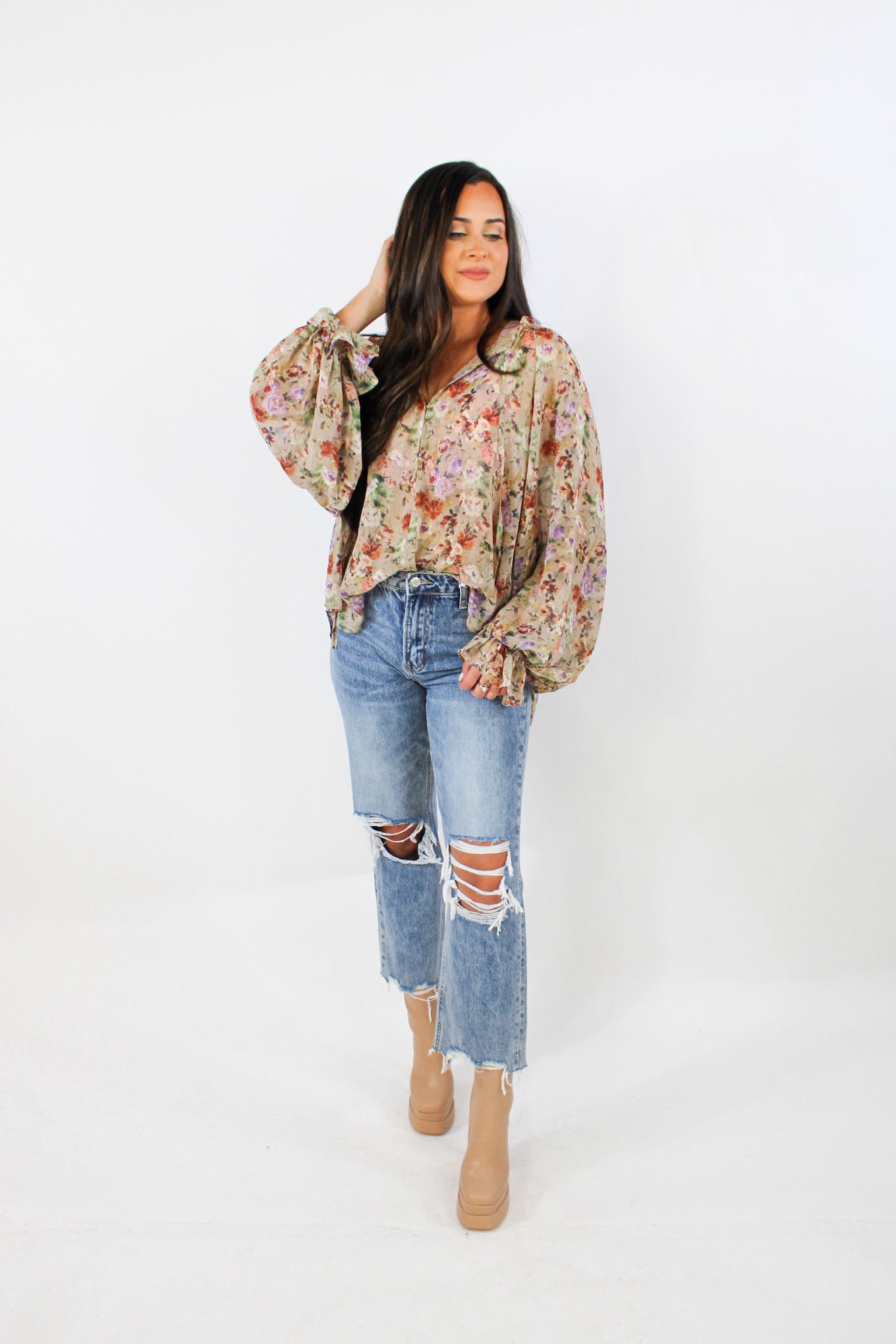 Quality Time Floral Top