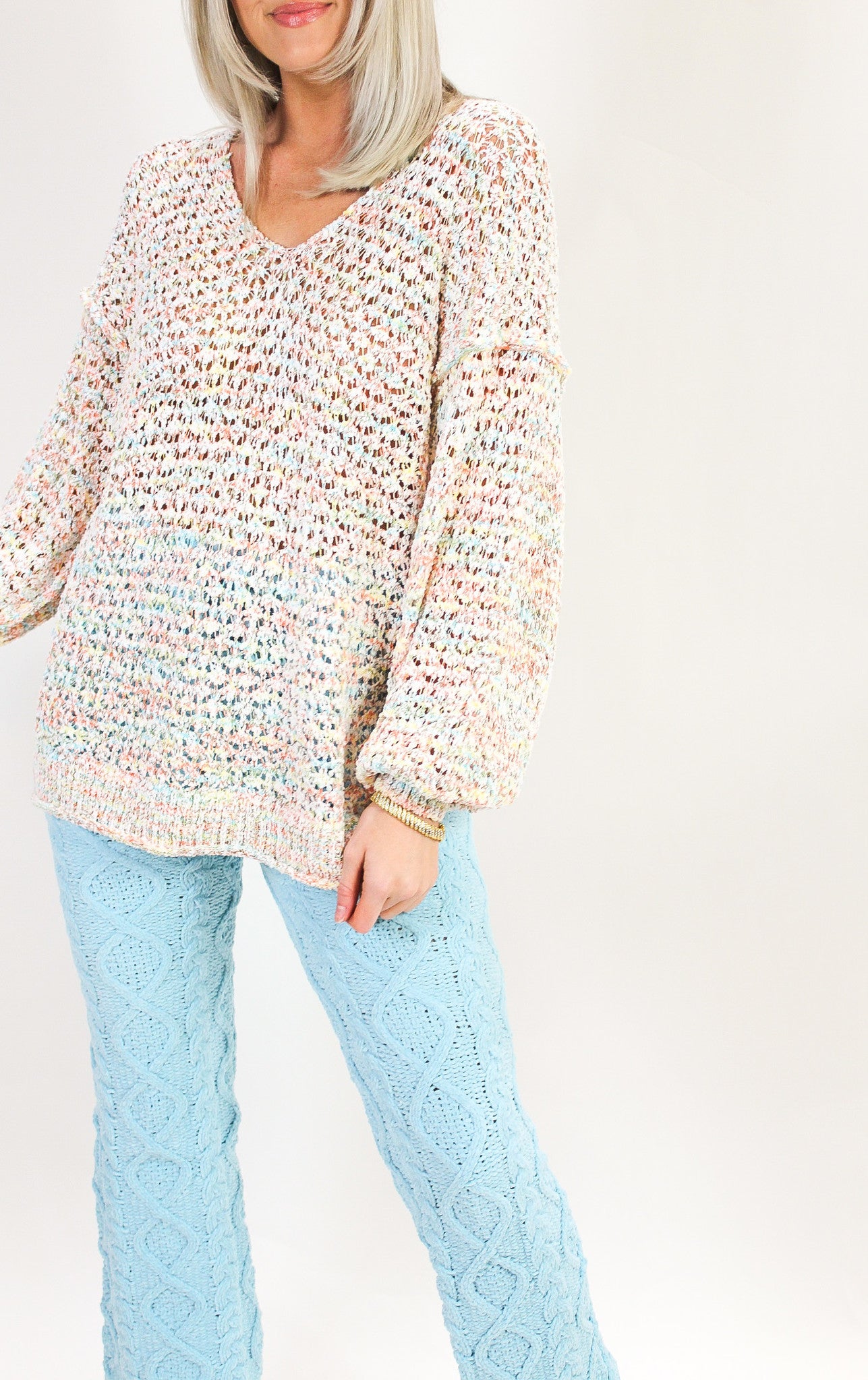 Full of Life Crochet Sweater