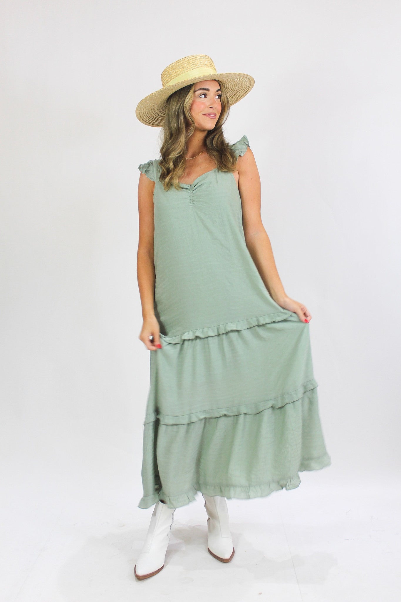 Mom's Day Out Midi - Seafoam