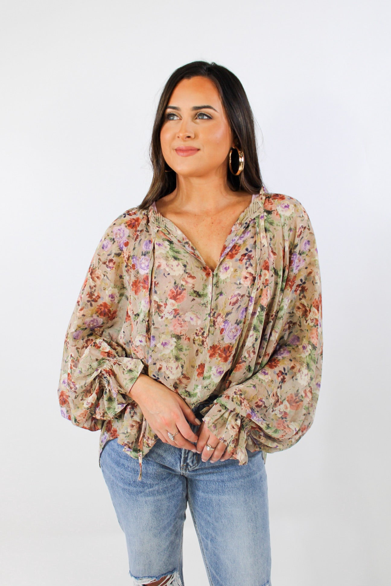 Quality Time Floral Top