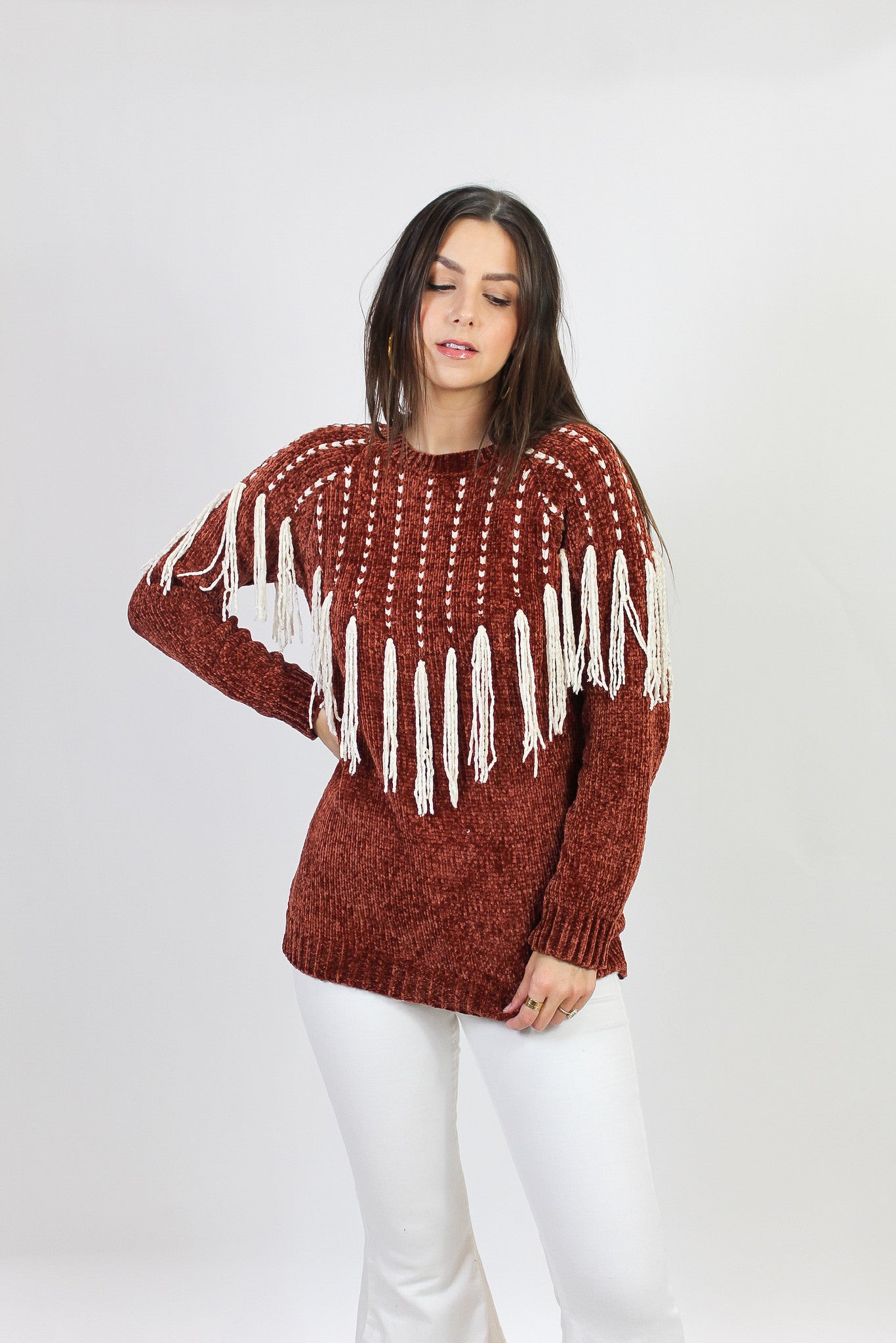 Thanking You Tassel Sweater