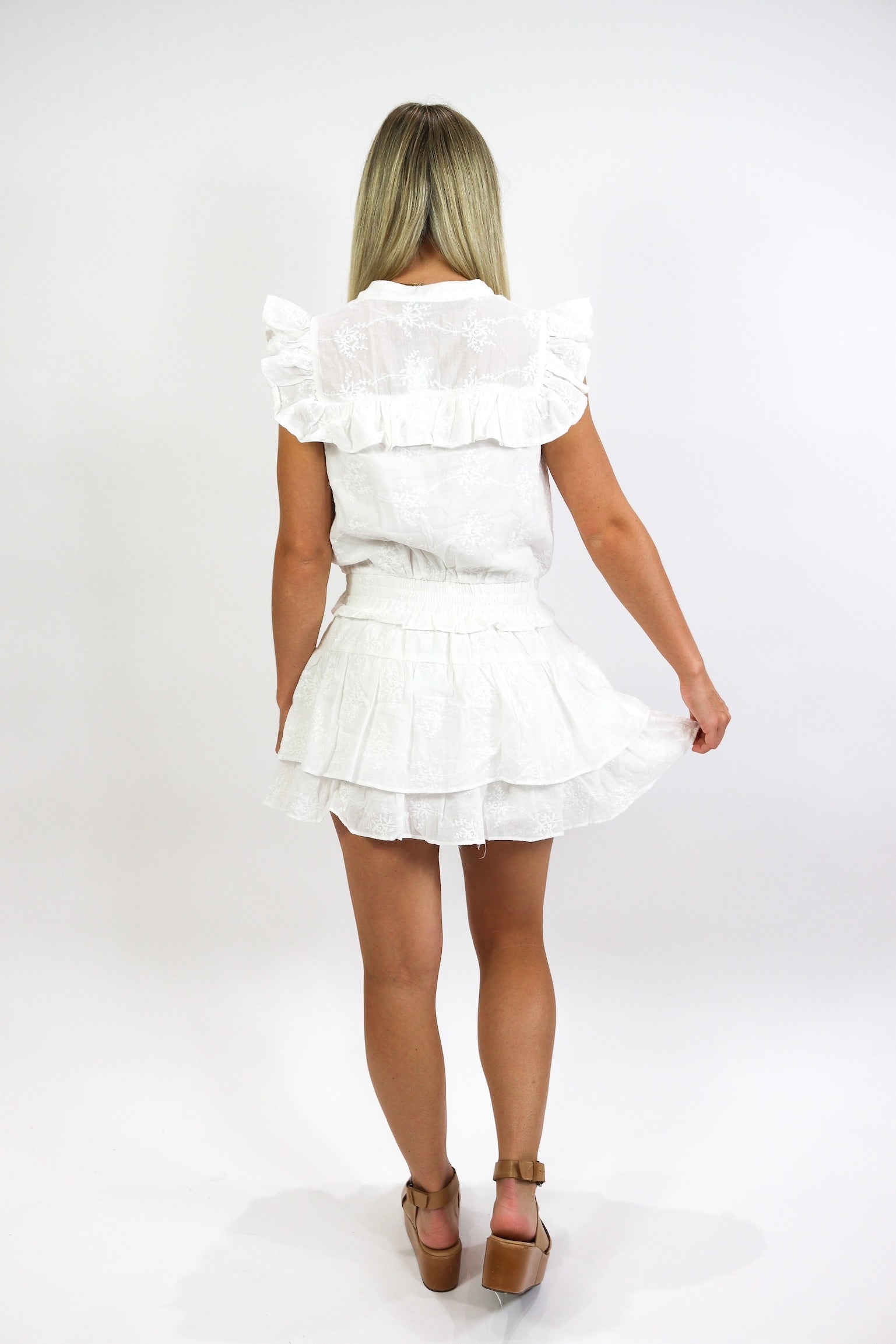 Snow White Ruffle Romper