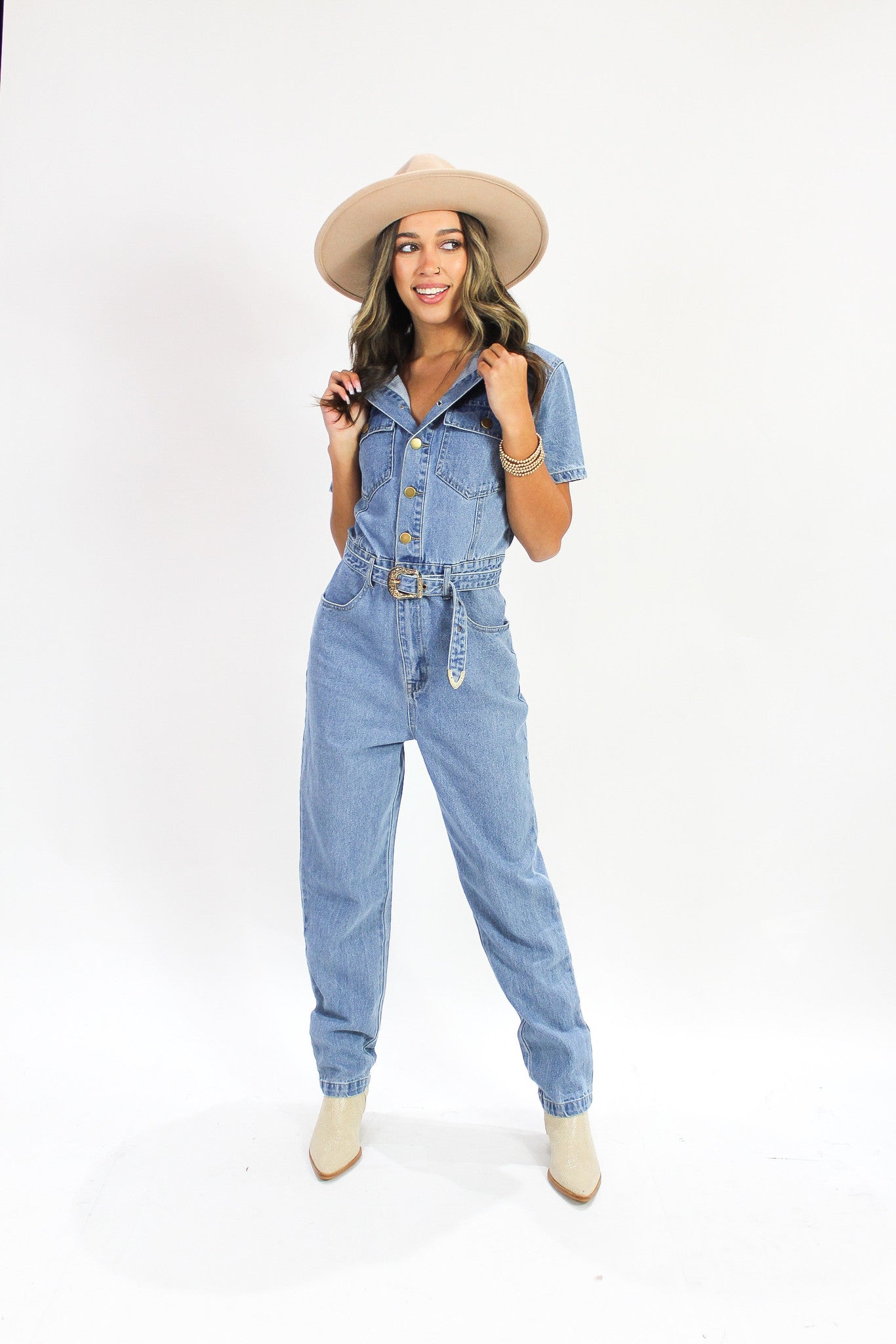 Vintage Denim Jumpsuit