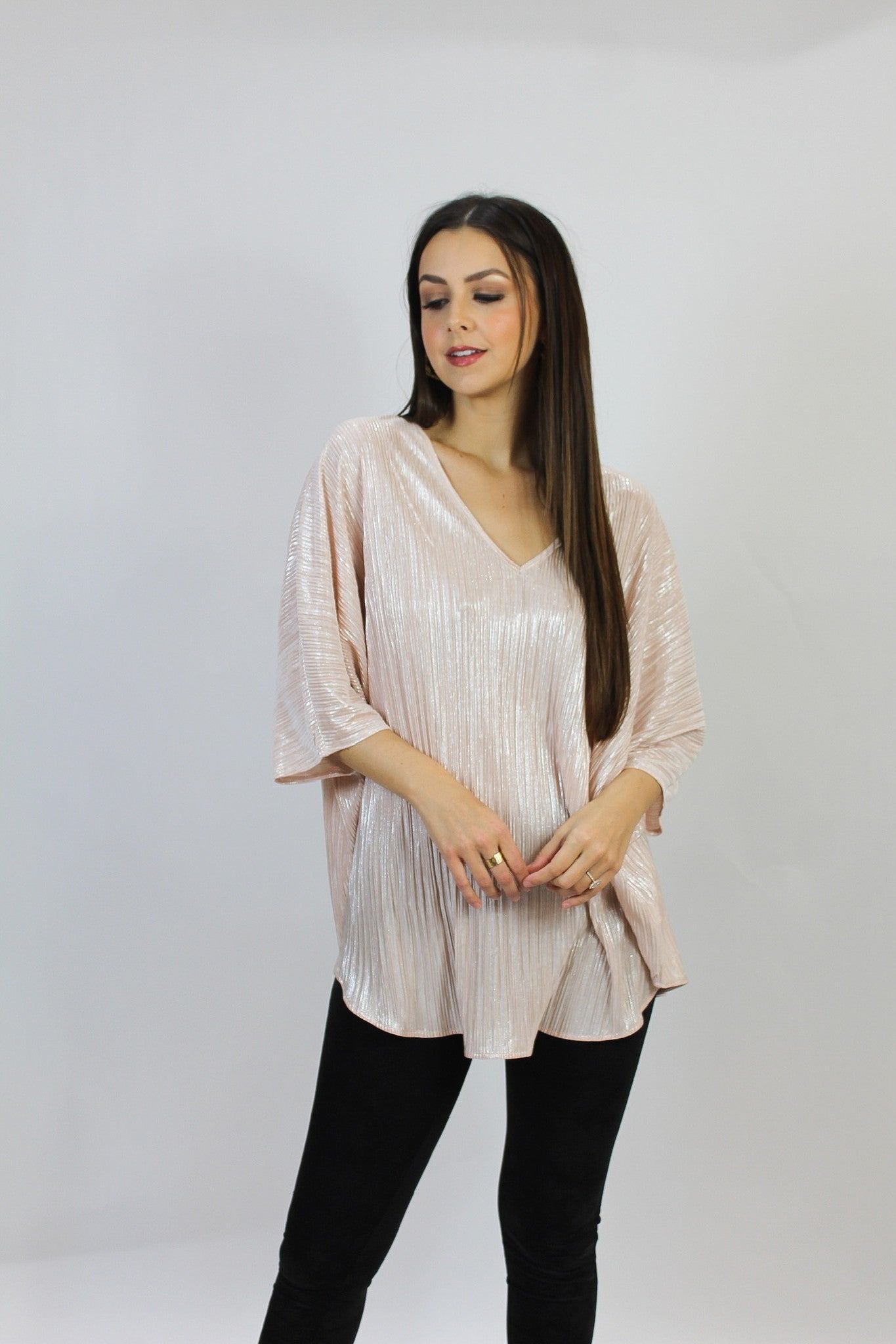 Shimmer Rose Tunic