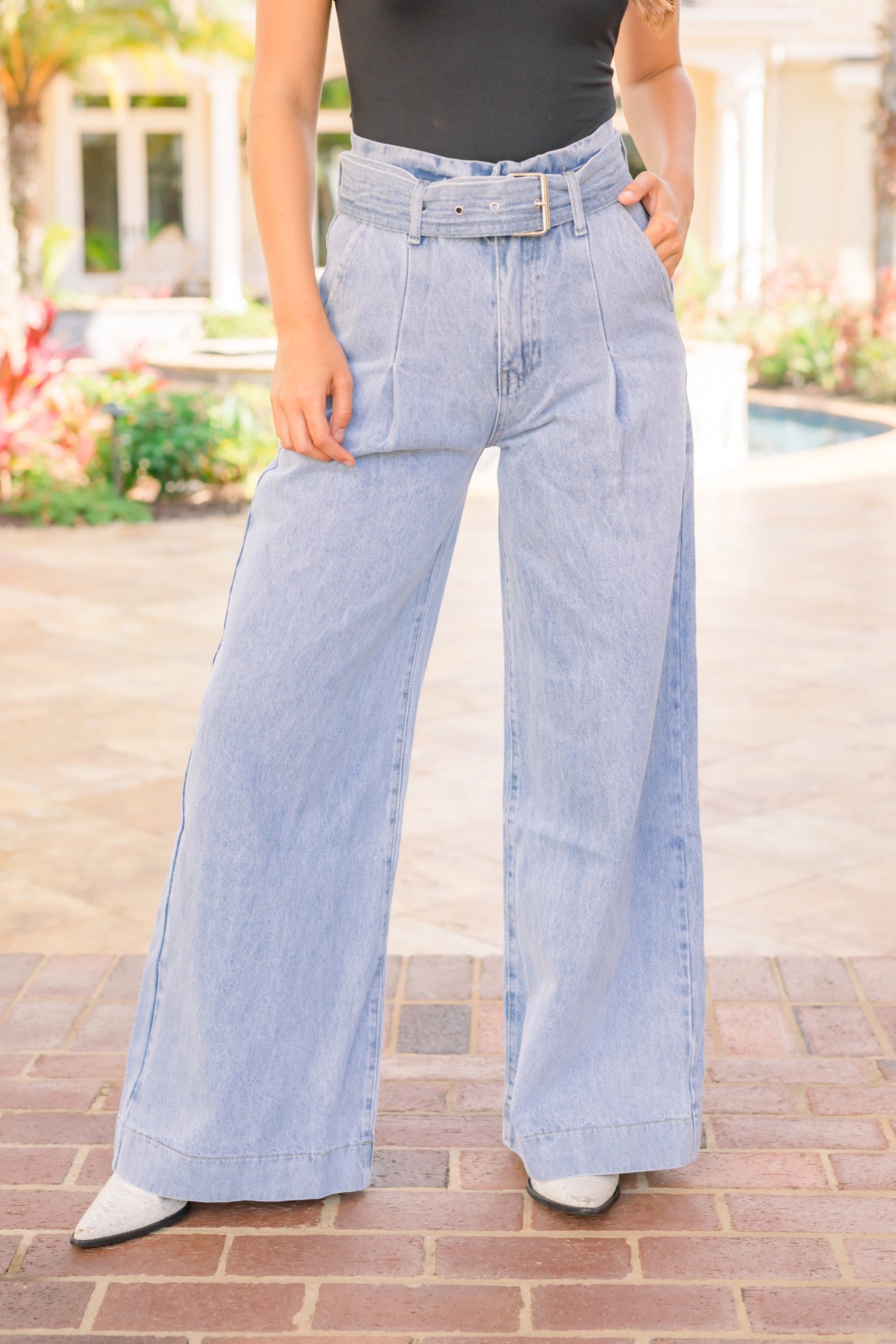 Wide Leg Trouser Jeans