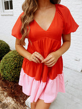 Load image into Gallery viewer, Color Block Swing Dress
