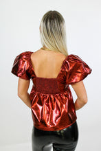 Load image into Gallery viewer, Merry + Bright Puff Top
