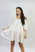 Load image into Gallery viewer, Thankful Leather Babydoll Dress
