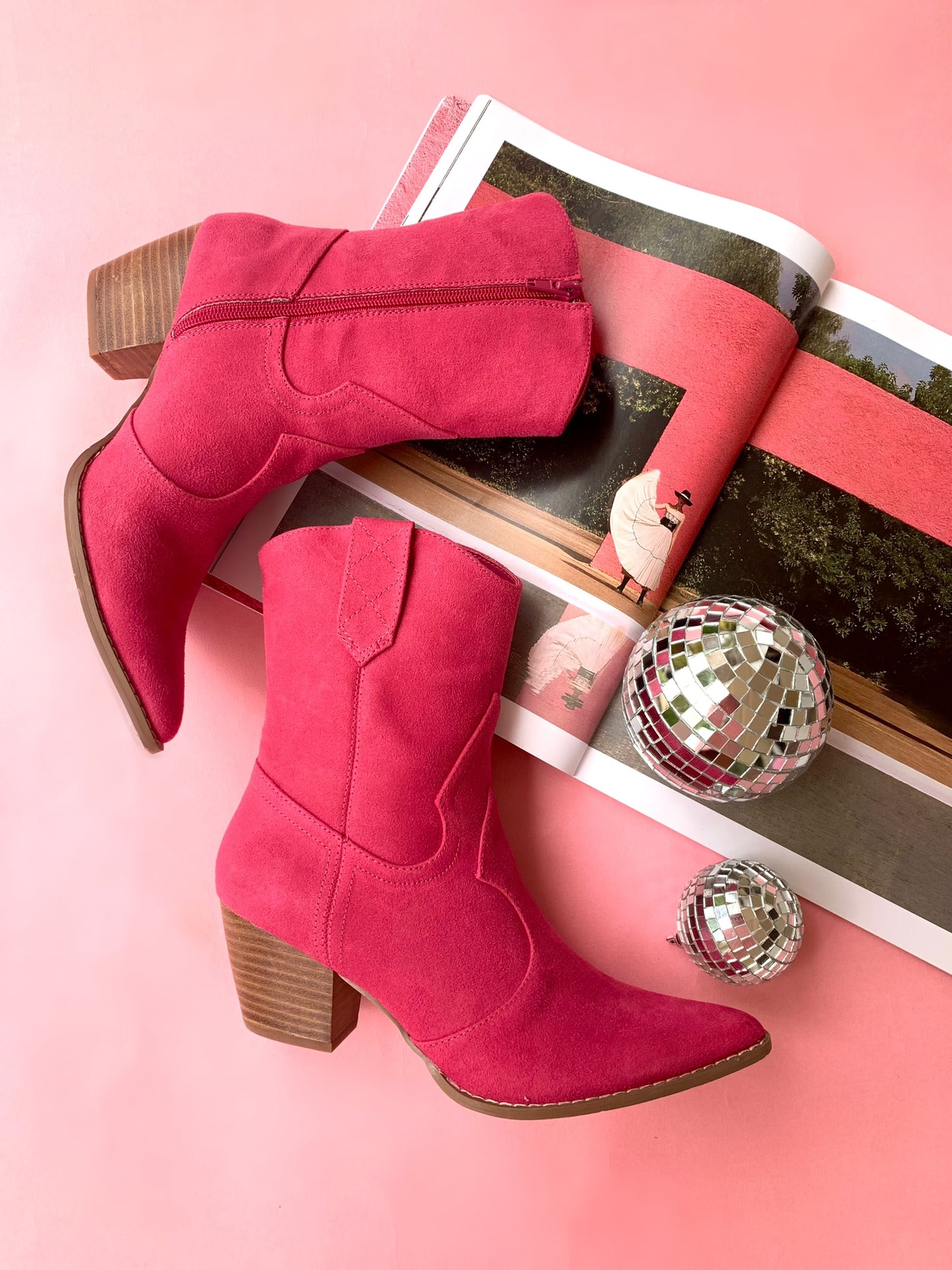 On The Prowl Pink Booties