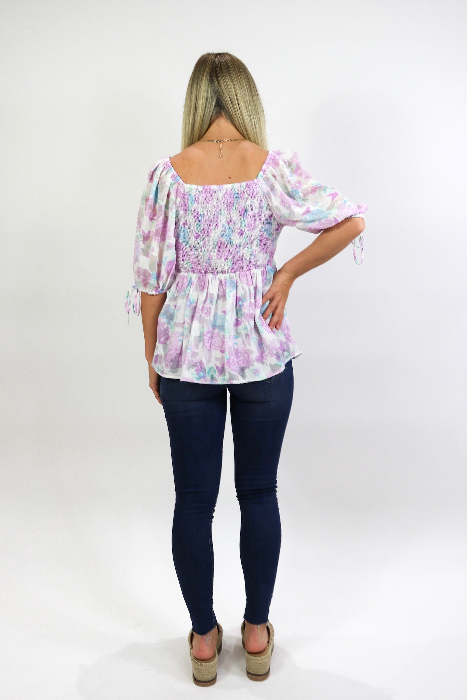 Loving Lavender Babydoll Top