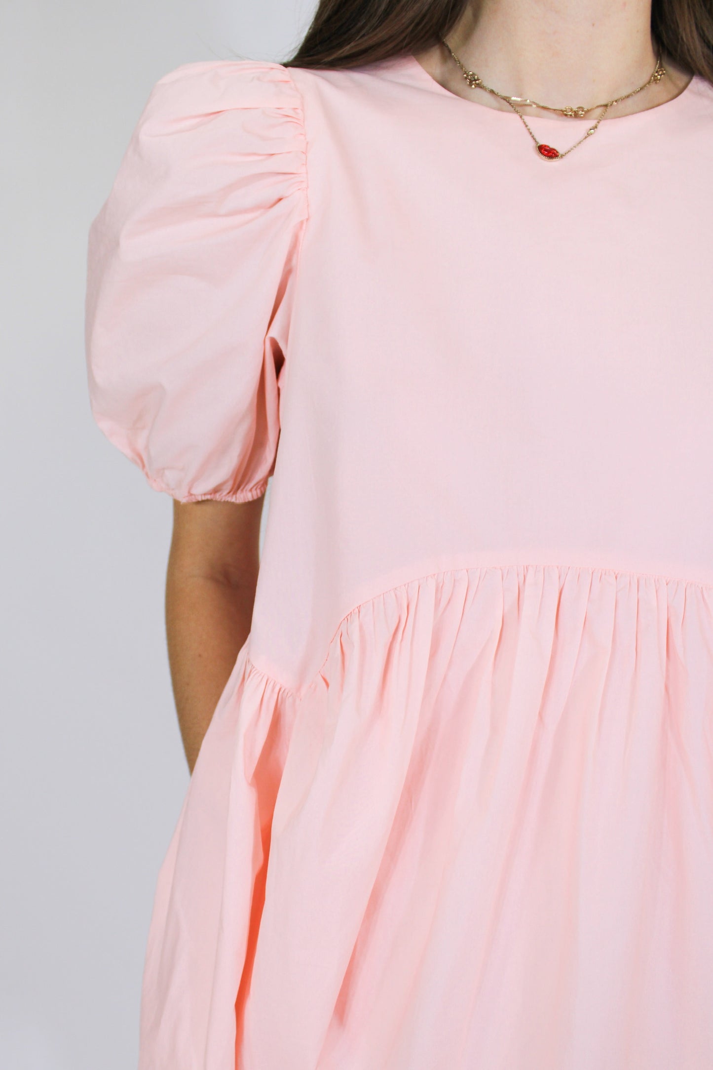 Peach Girl Mini Swing Dress