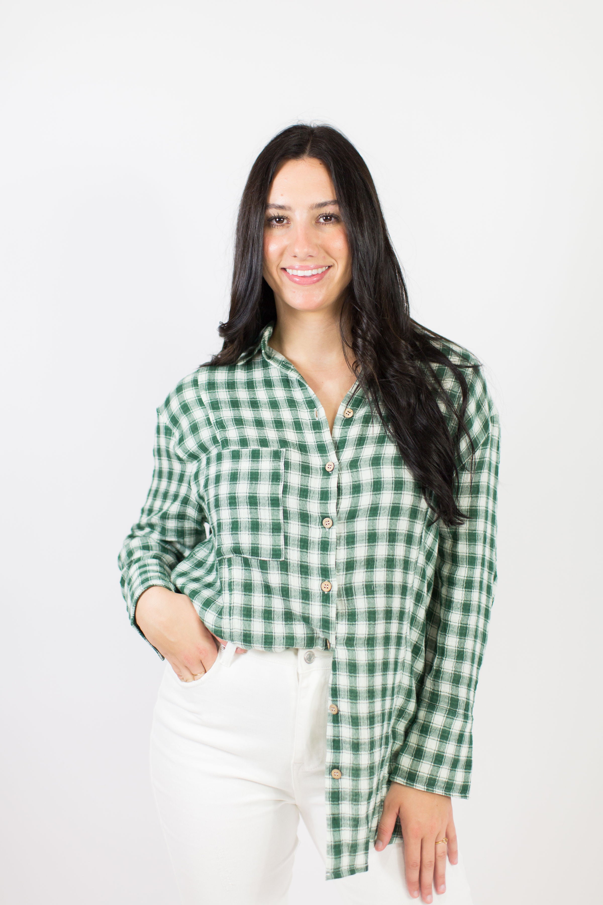 Cabin Flannel Shirt Dress