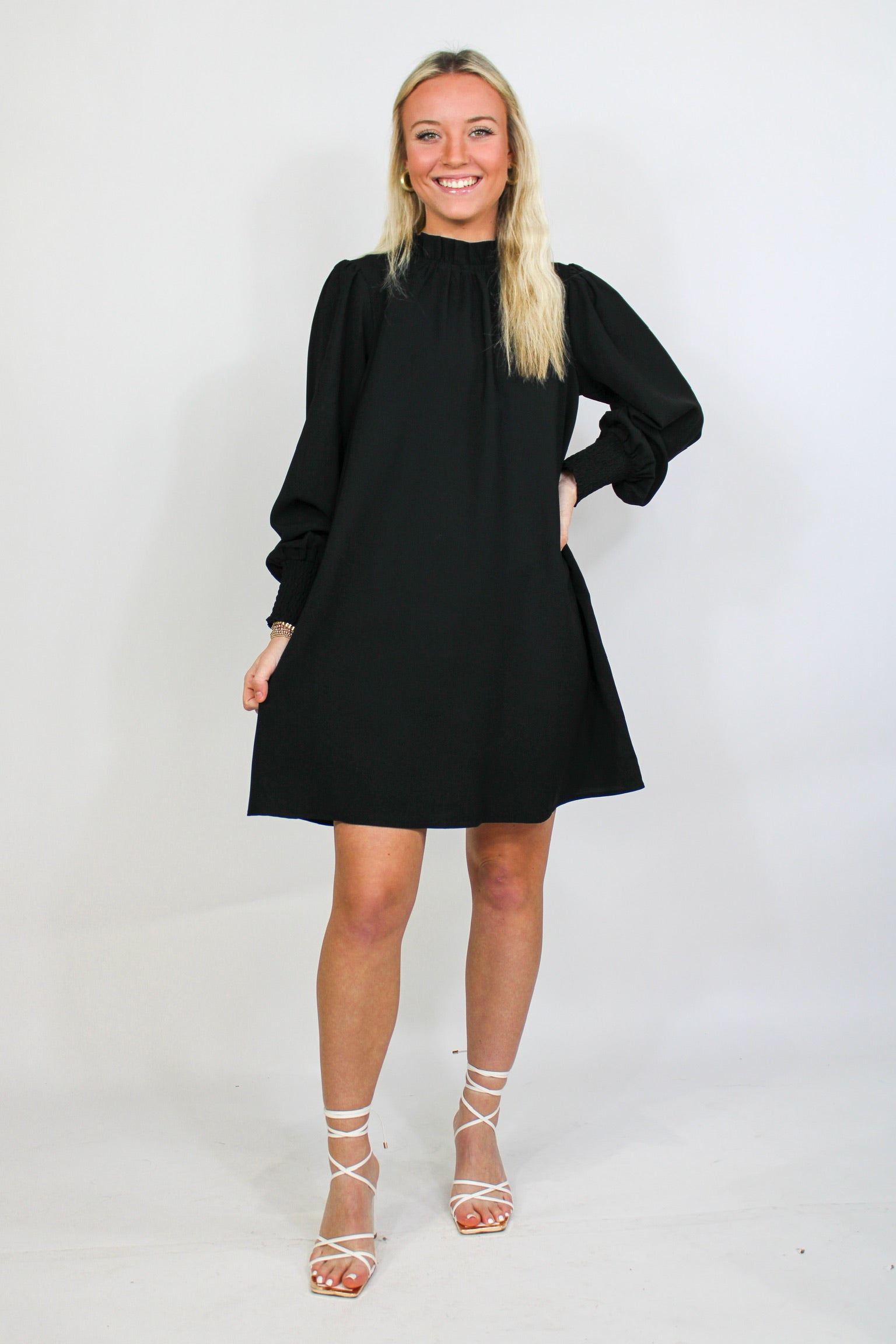 Timeless Highneck Mini Dress