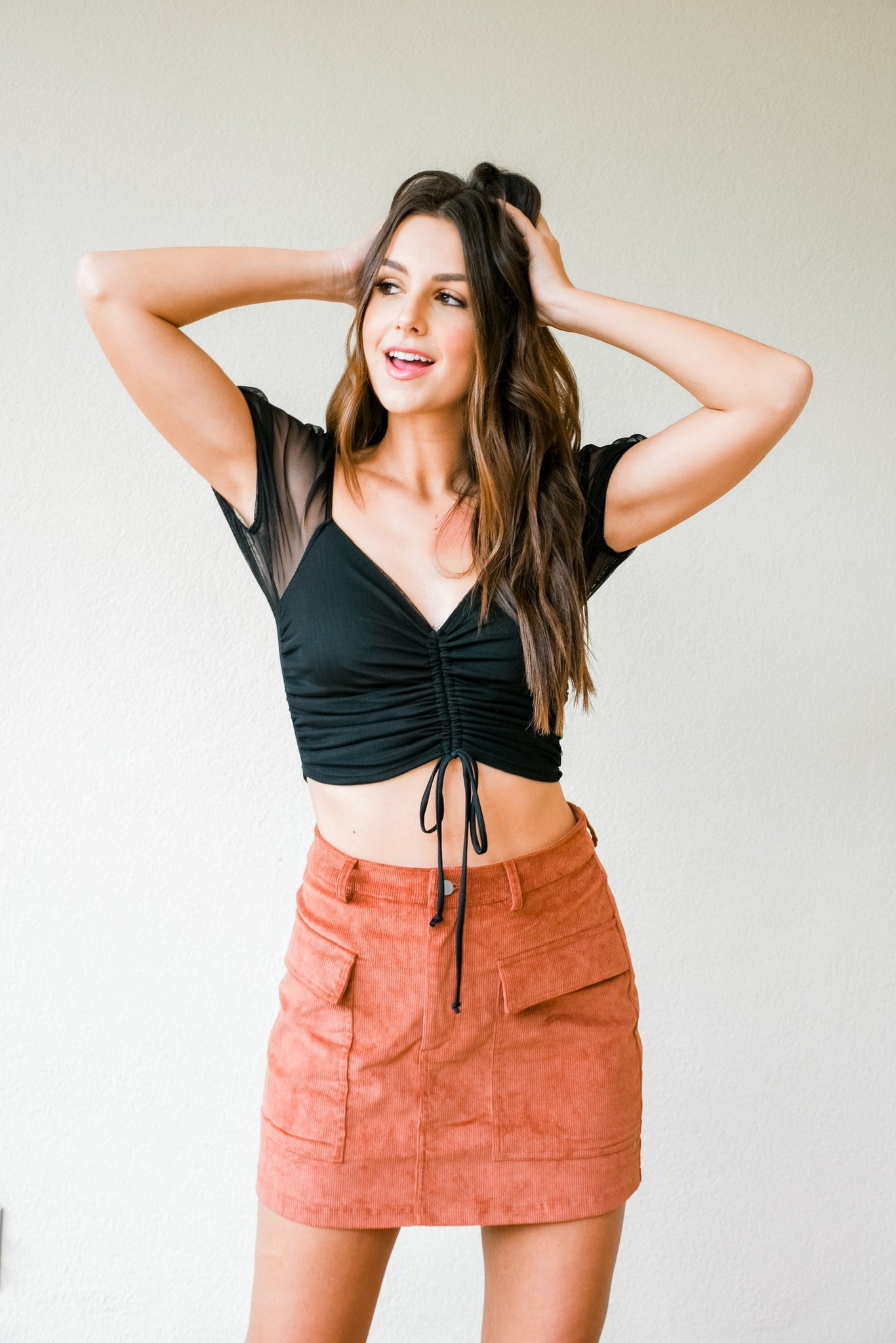 Sincerely Autumn Corduroy Skirt