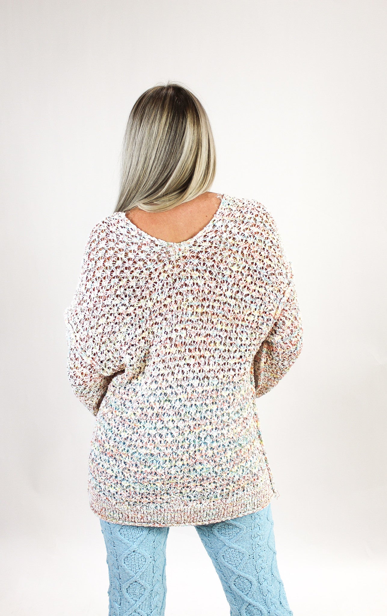 Full of Life Crochet Sweater