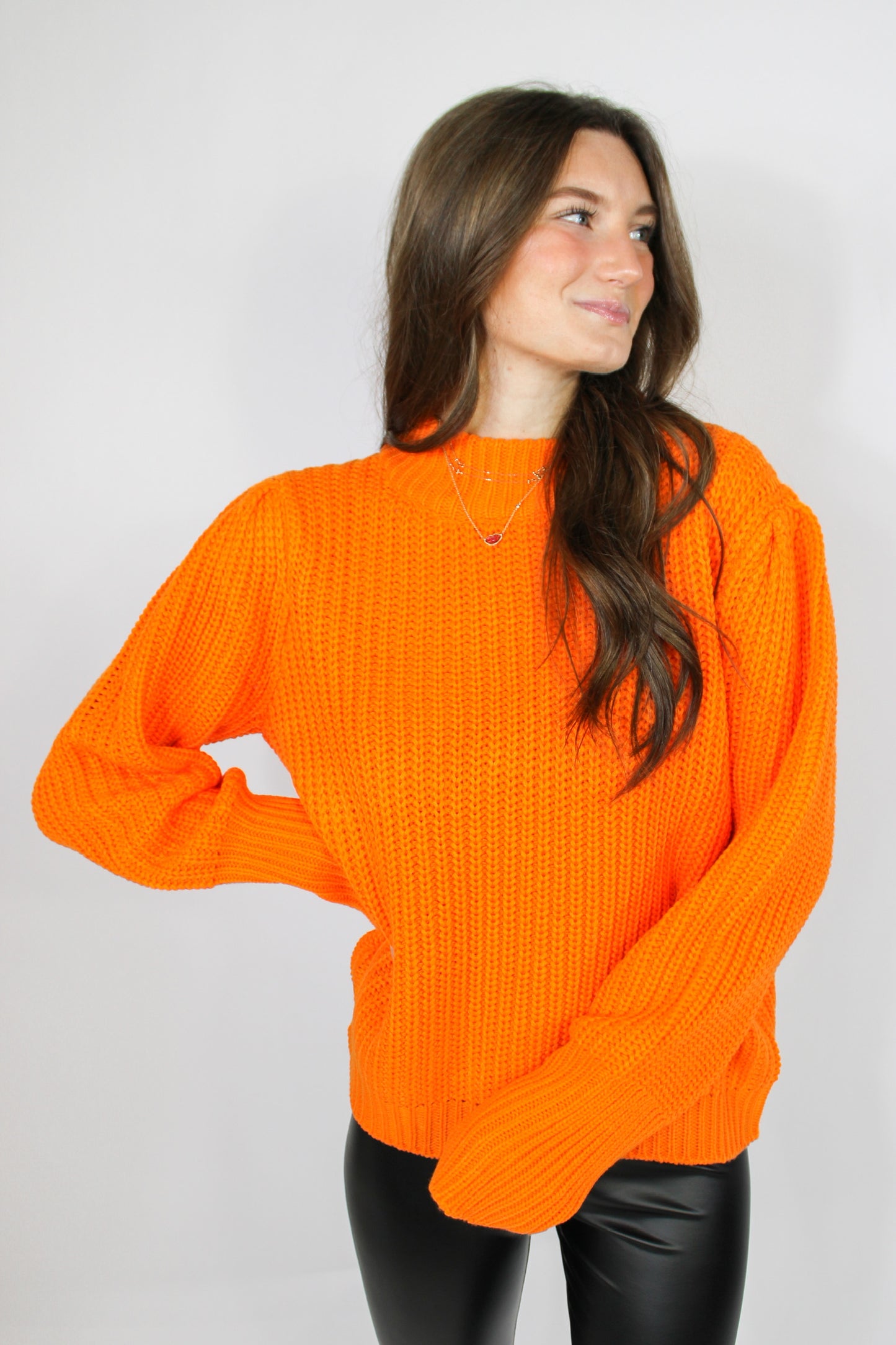 In the Orange Sweater