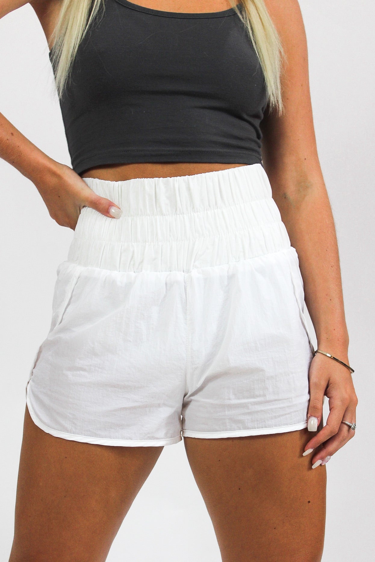 Free People Dupe Shorts - White