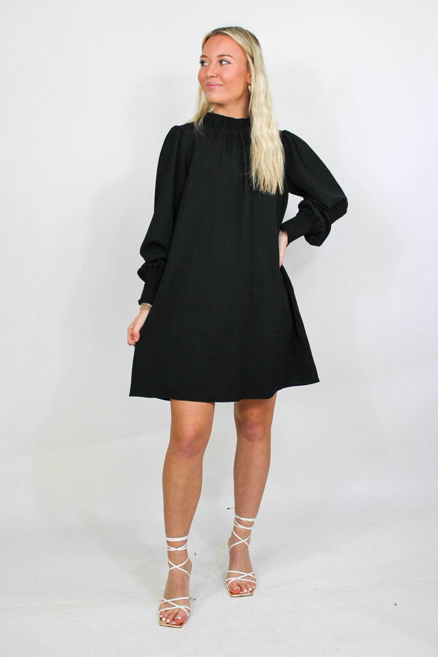 Timeless Highneck Mini Dress