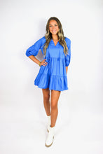 Load image into Gallery viewer, Beyond Basic Babydoll Dress - Blue
