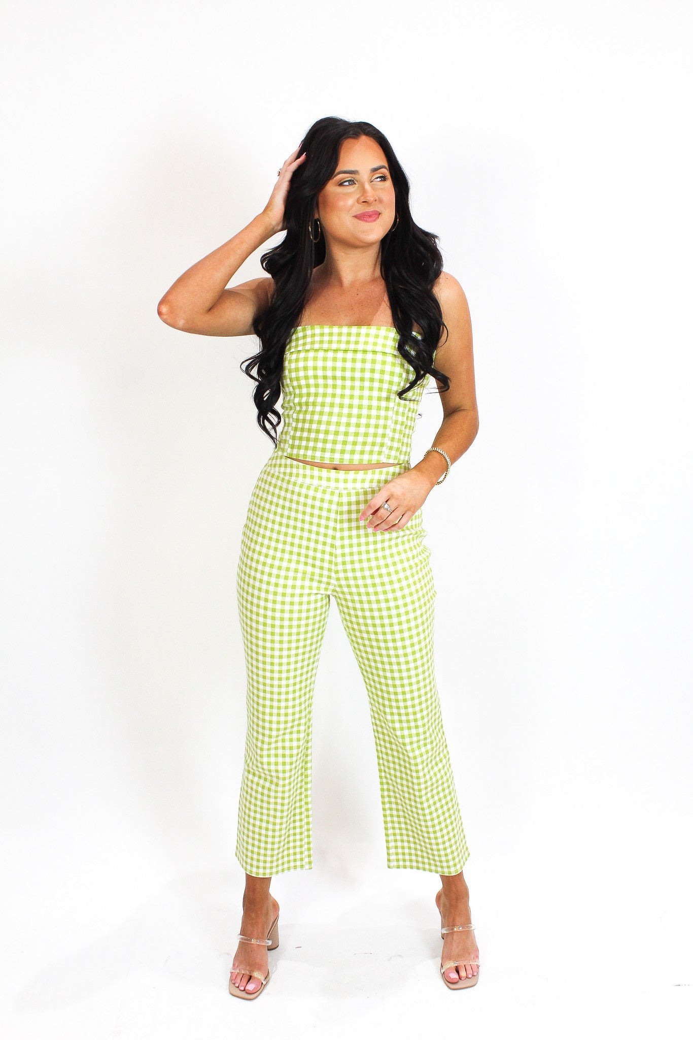 Call Me Back Gingham Set