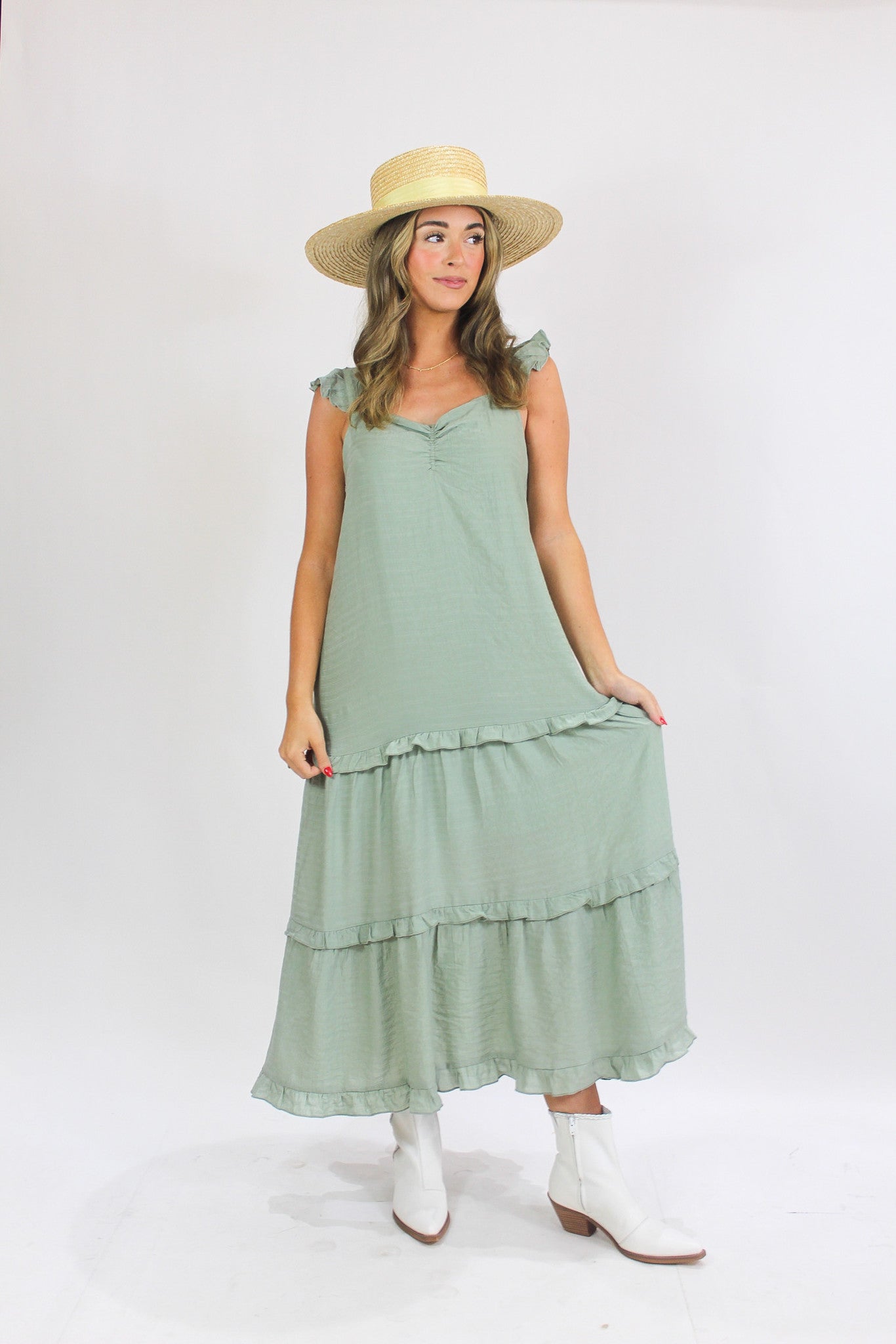 Mom's Day Out Midi - Seafoam