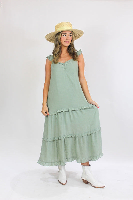 Mom's Day Out Midi - Seafoam