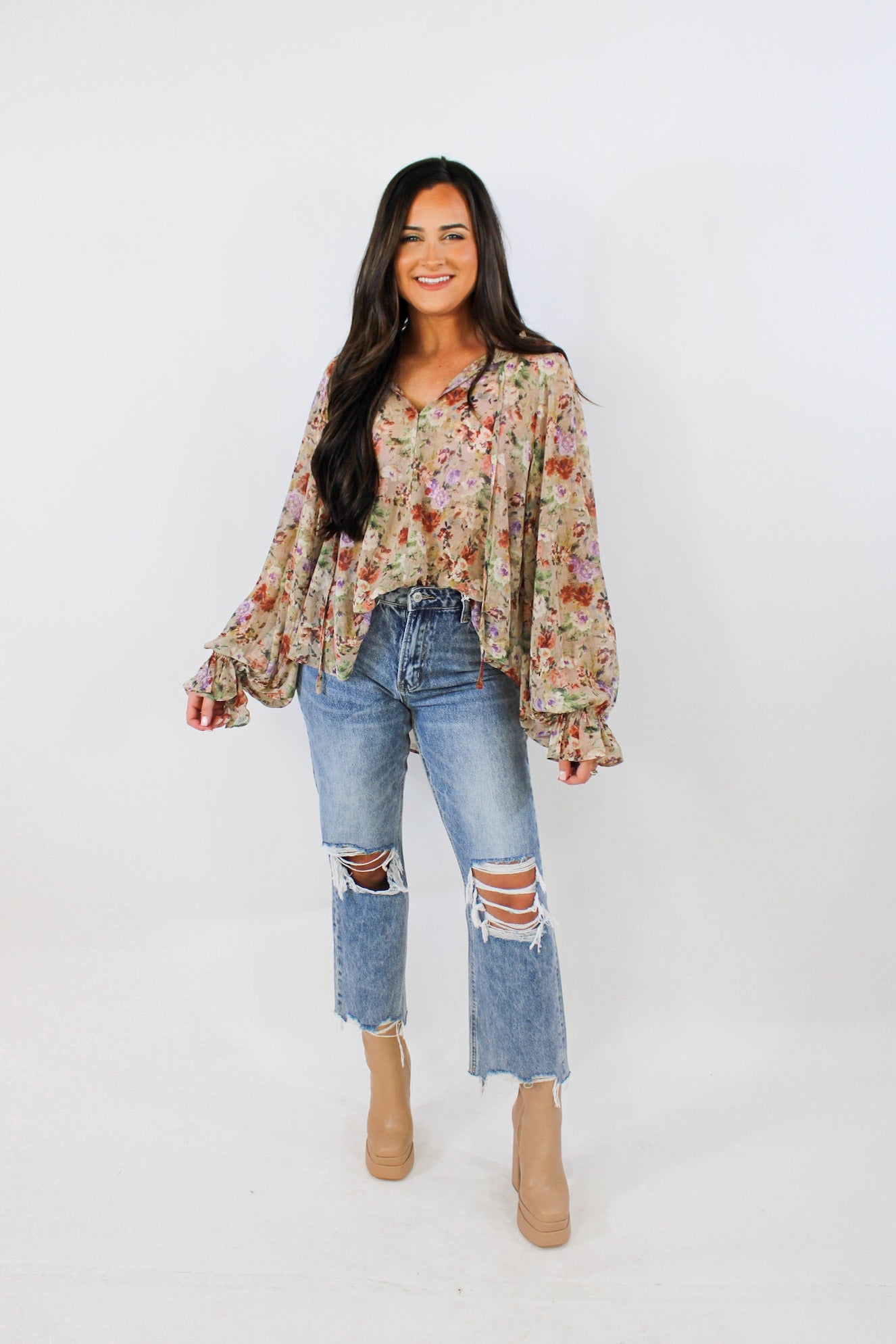 Quality Time Floral Top