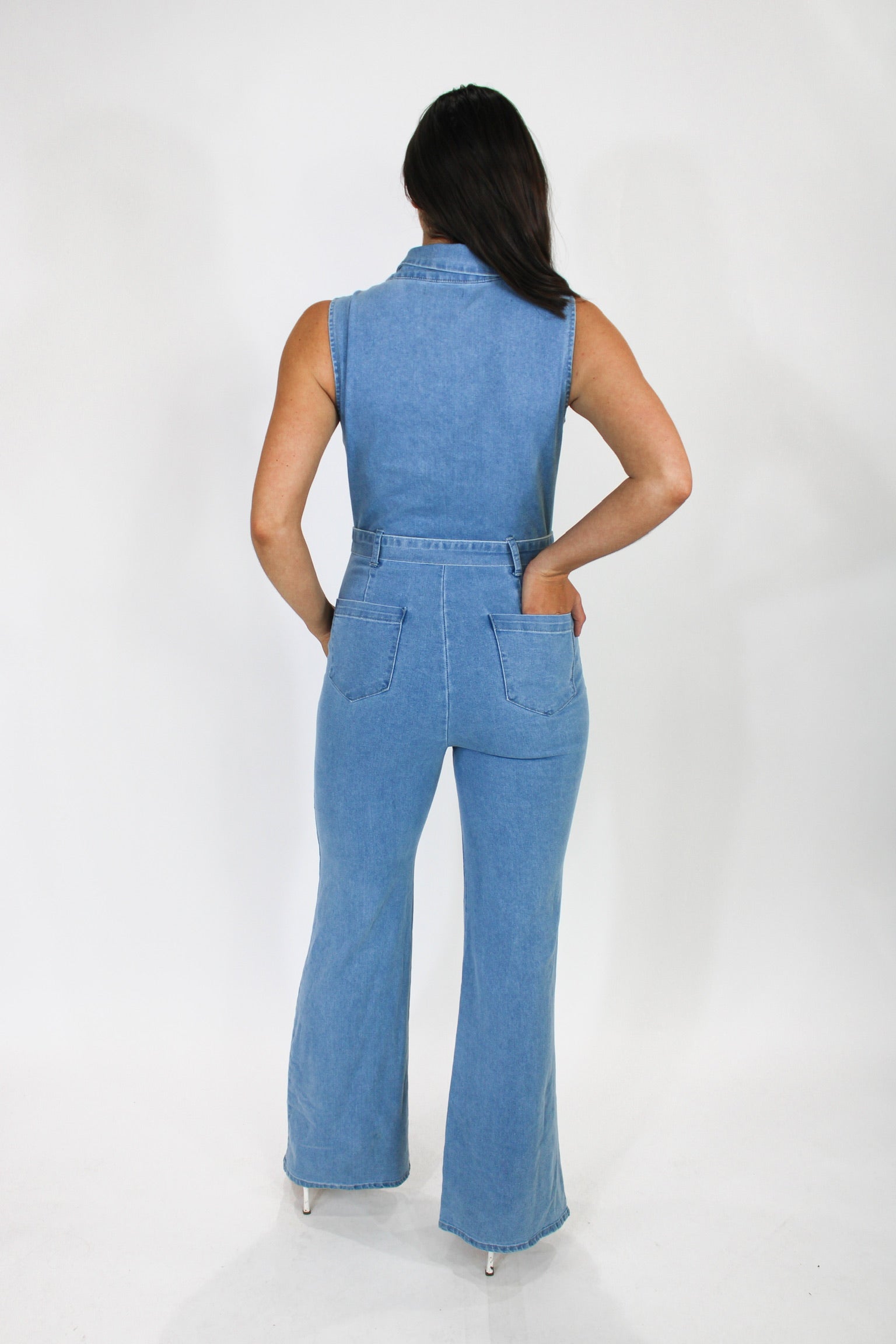 The Feels Denim Jumpsuit