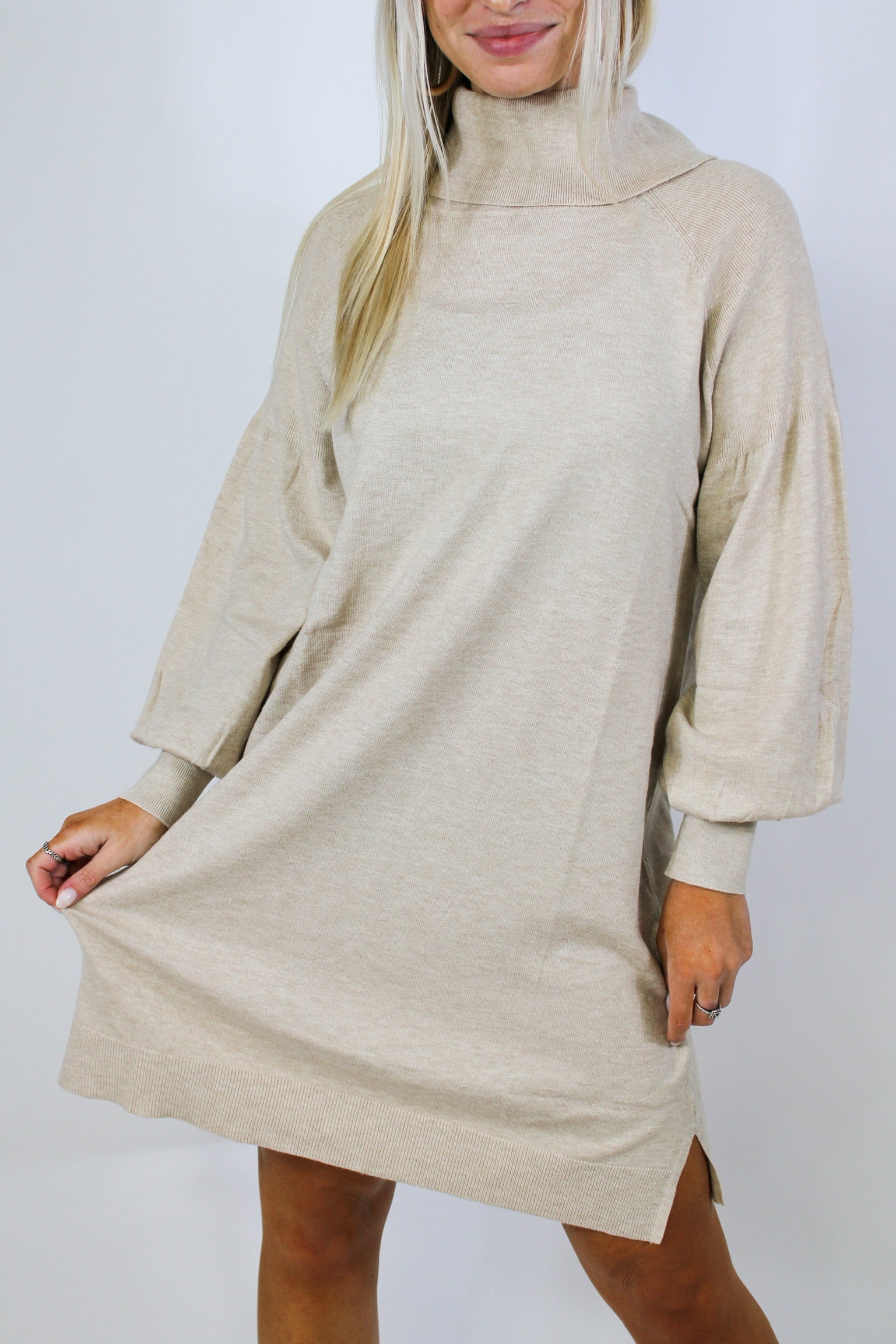 Chilly Season Sweater Dress