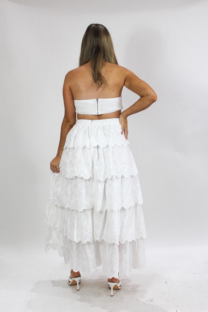 Valley View Ruffle Maxi