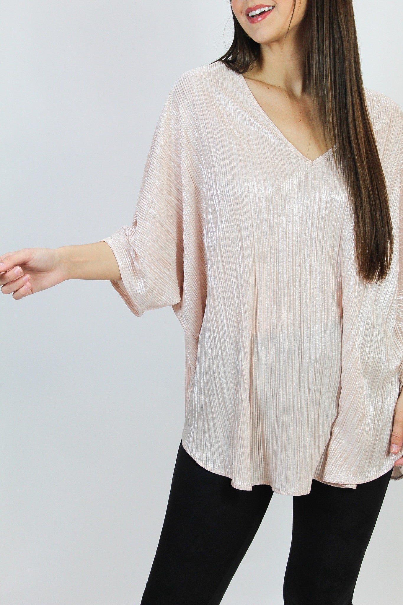 Shimmer Rose Tunic