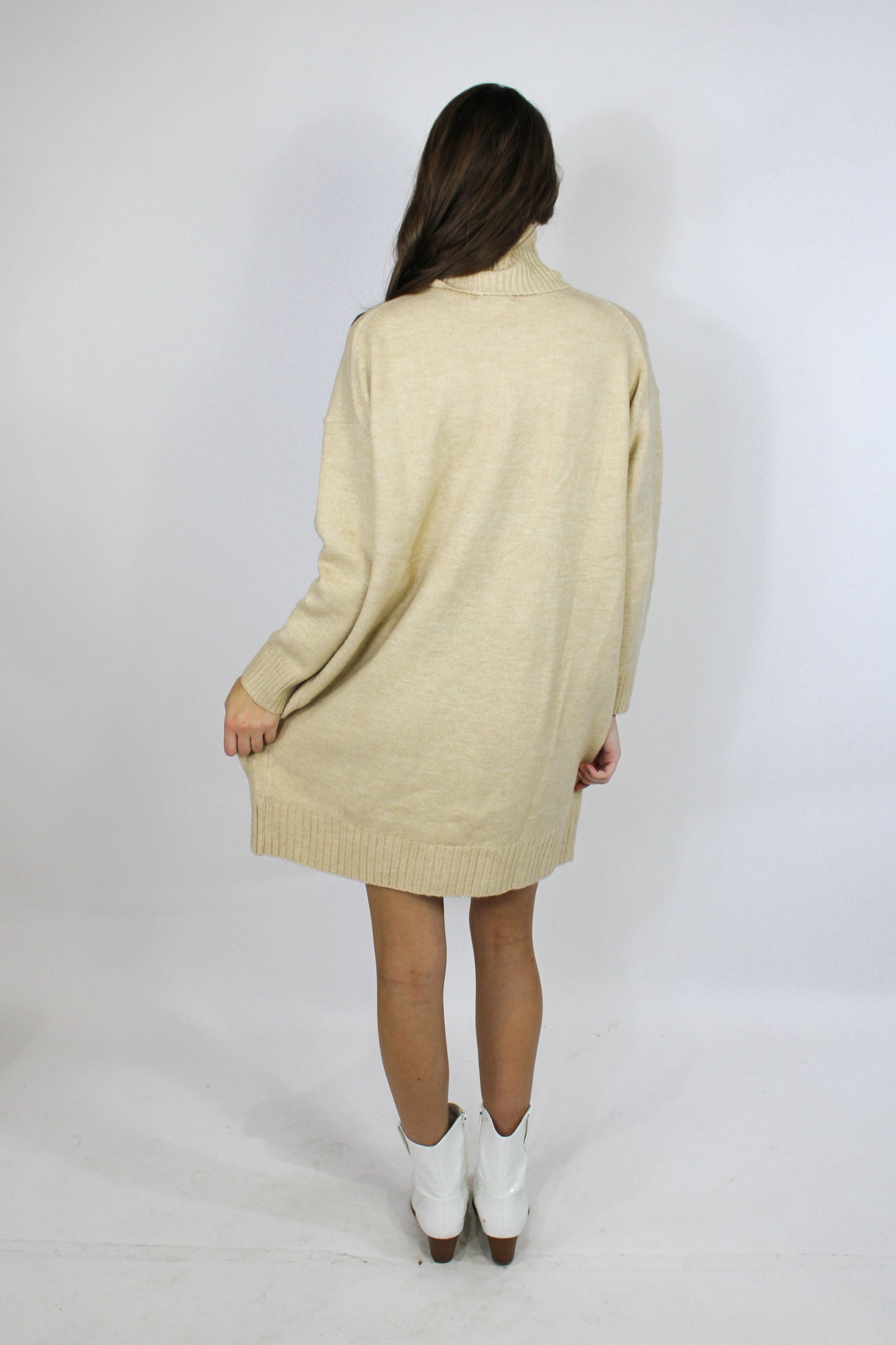 Vanilla Latte Sweater Dress