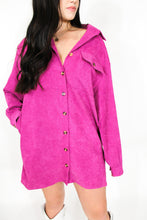 Load image into Gallery viewer, Plum Corduroy Button Down

