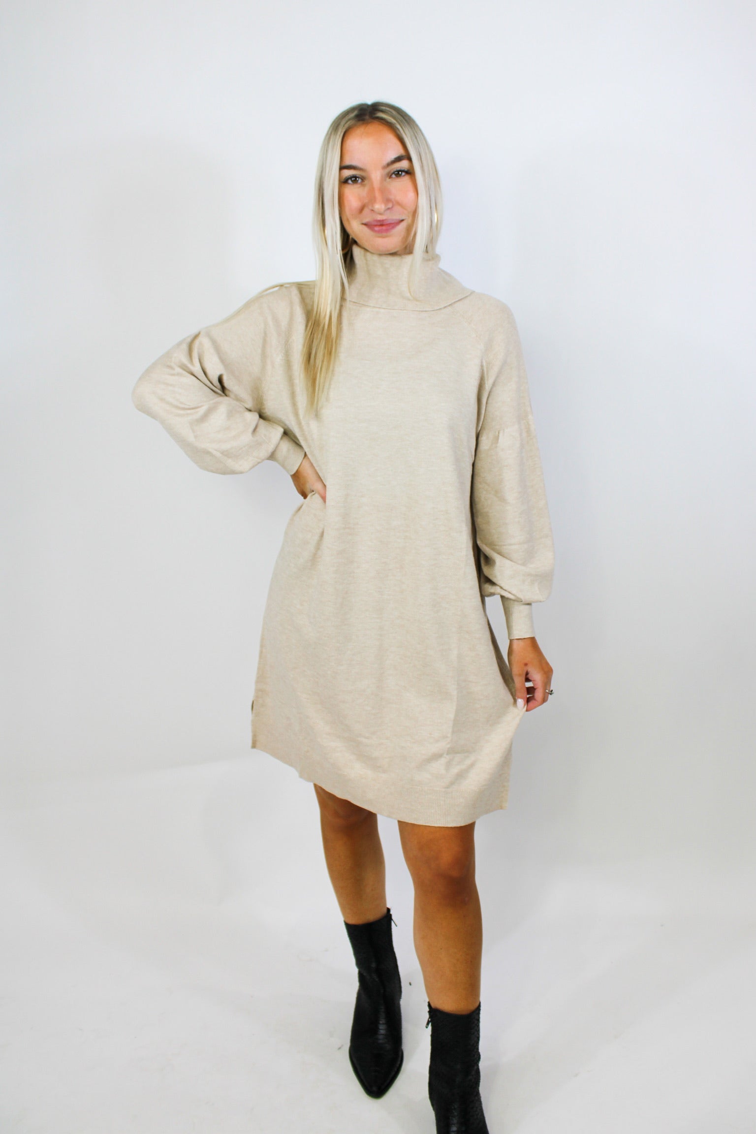 Chilly Season Sweater Dress