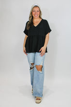 Load image into Gallery viewer, Bestie Basic Black Tunic
