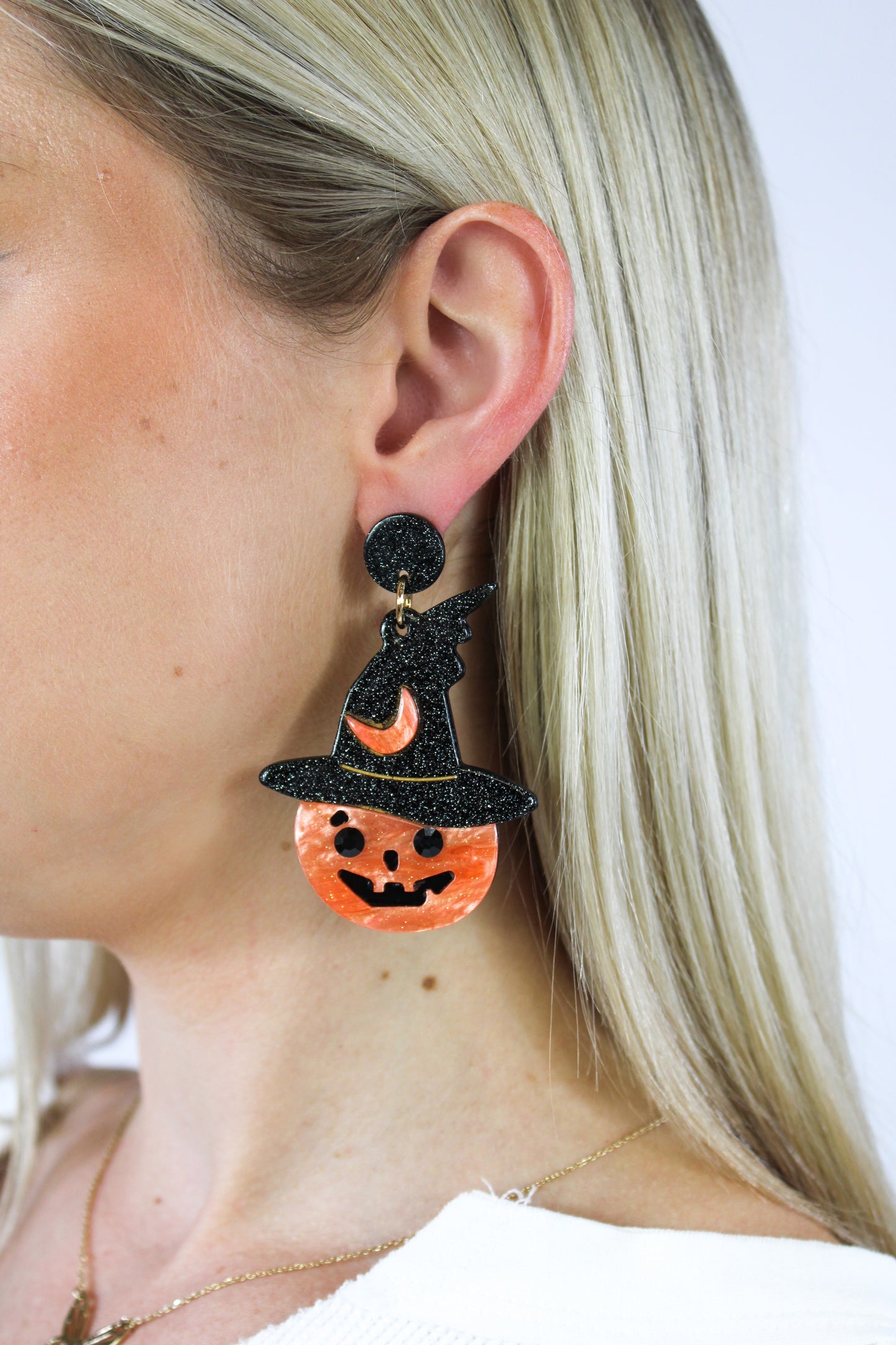 Pumpkin Sparkle Earrings