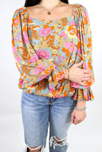 Load image into Gallery viewer, Wild Flower Blouse Plus Size
