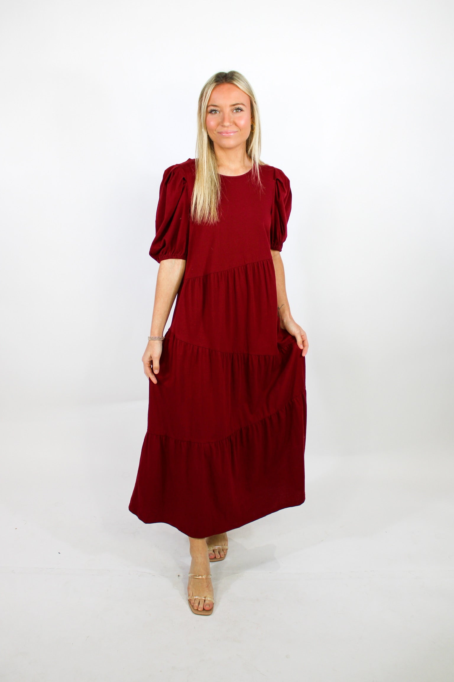 Color of The Season Tiered Dress