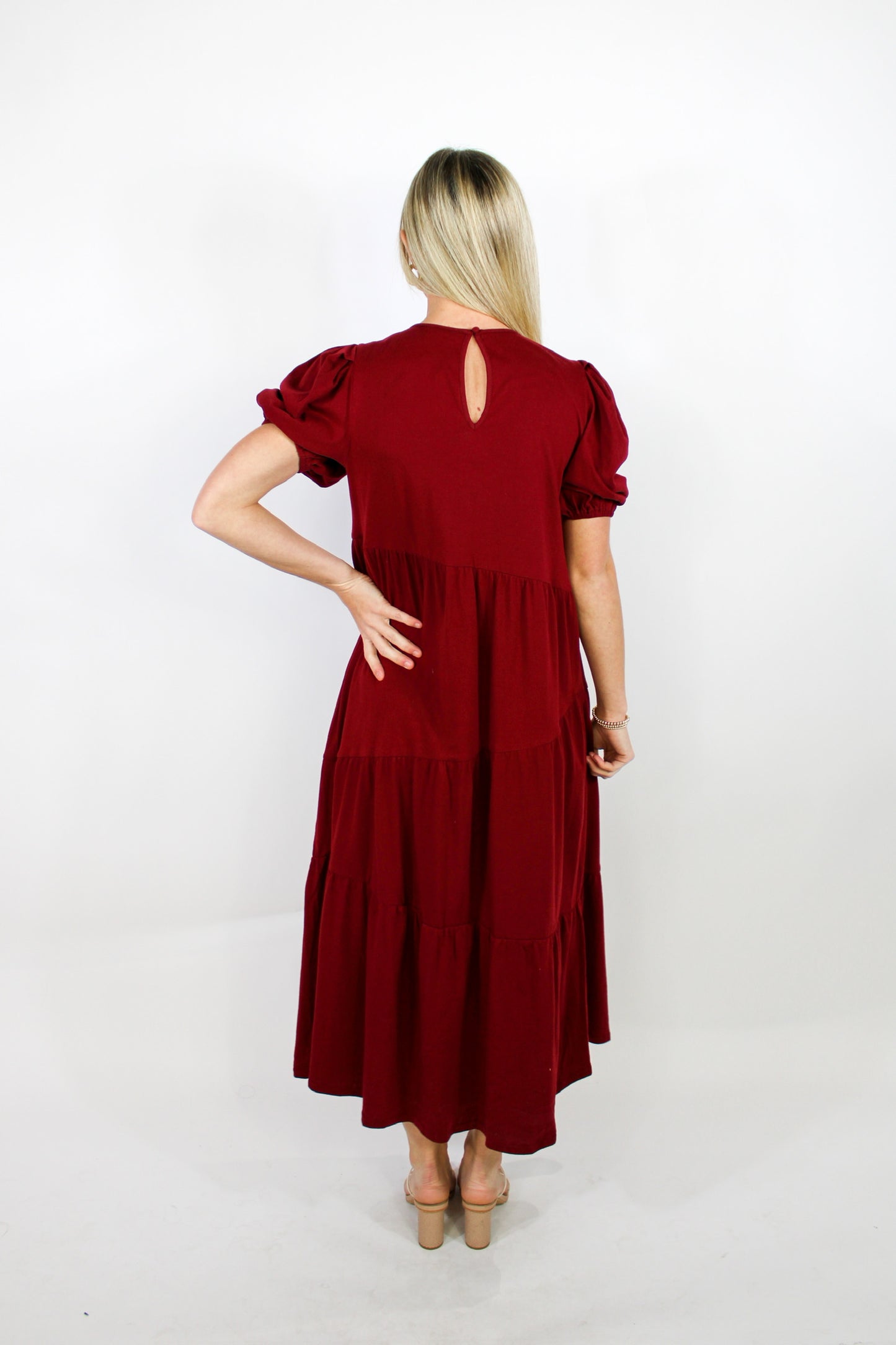 Color of The Season Tiered Dress