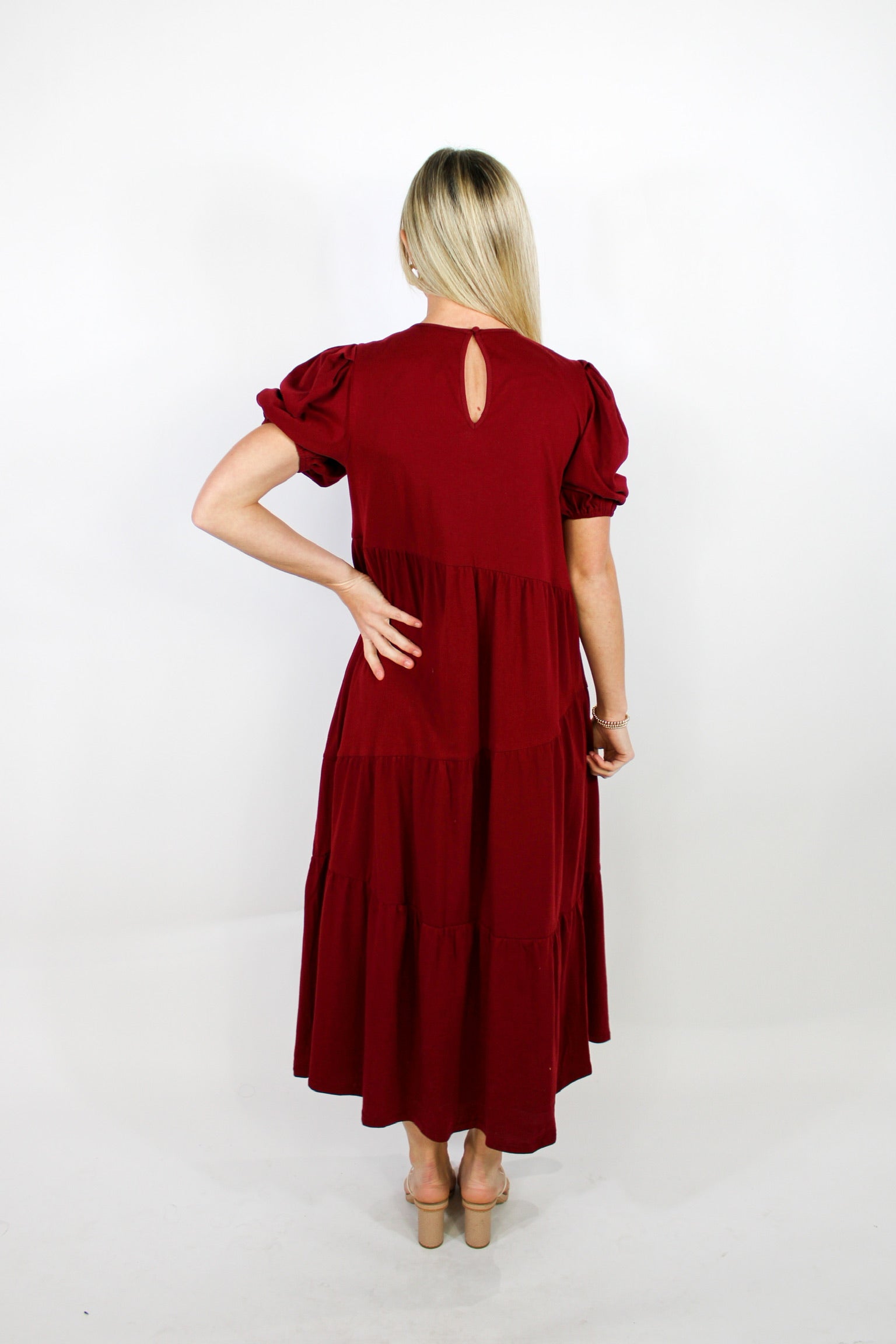 Color of The Season Tiered Dress