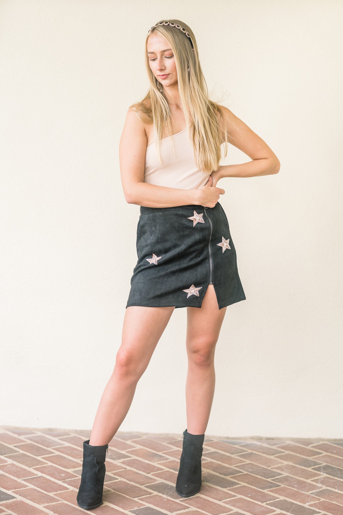 Star Light Suede Skirt