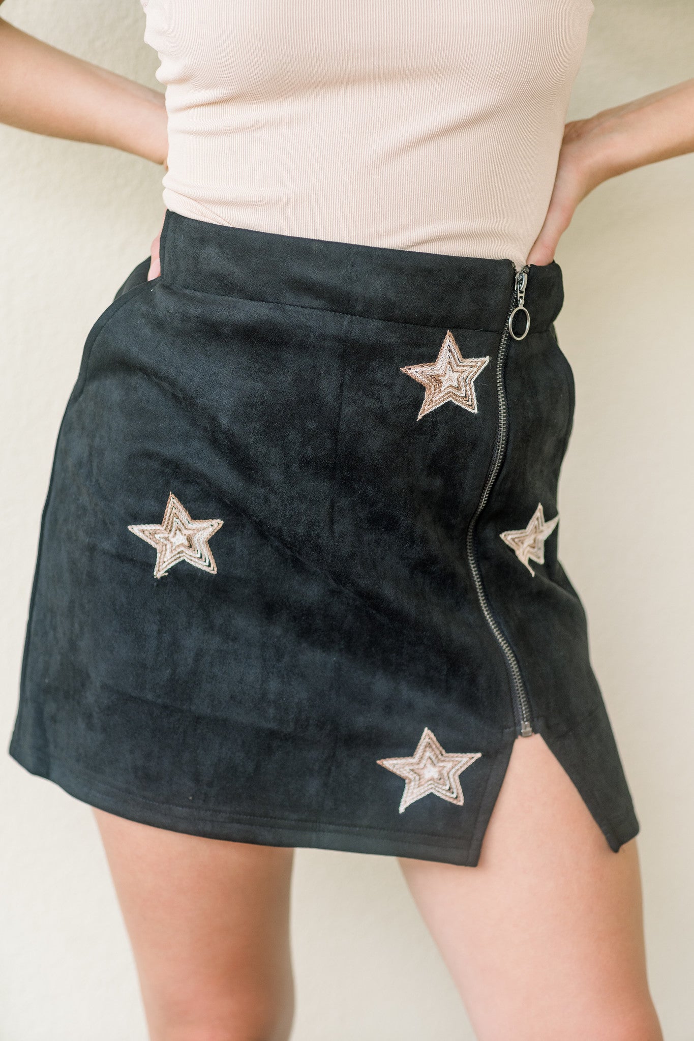 Star Light Suede Skirt