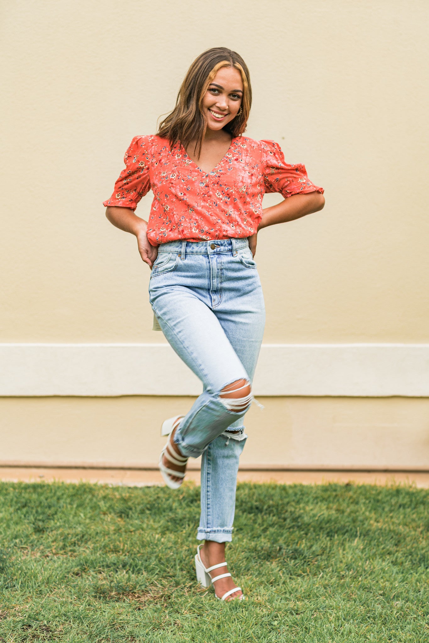 Feel The Love Floral Top