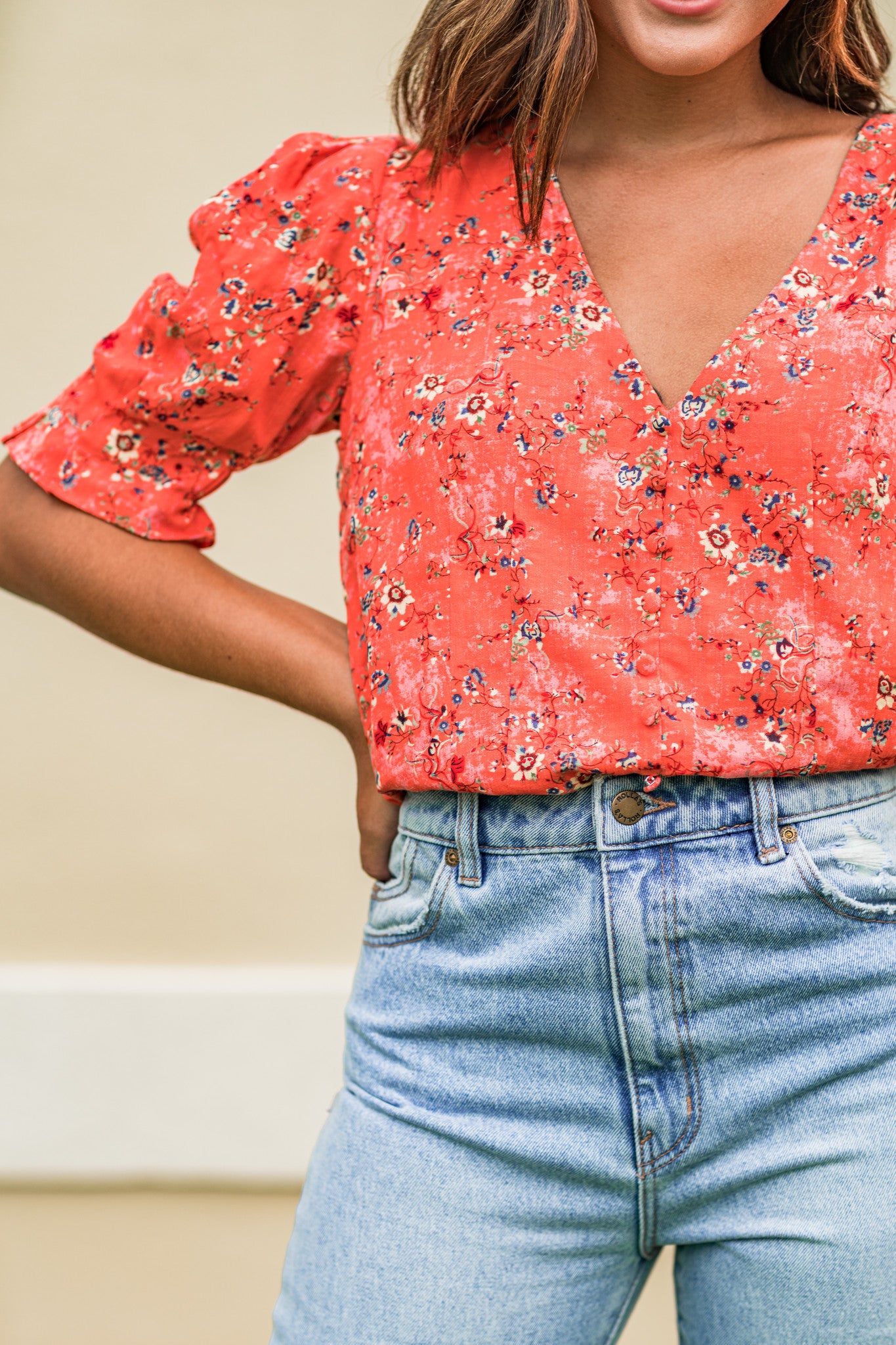 Feel The Love Floral Top