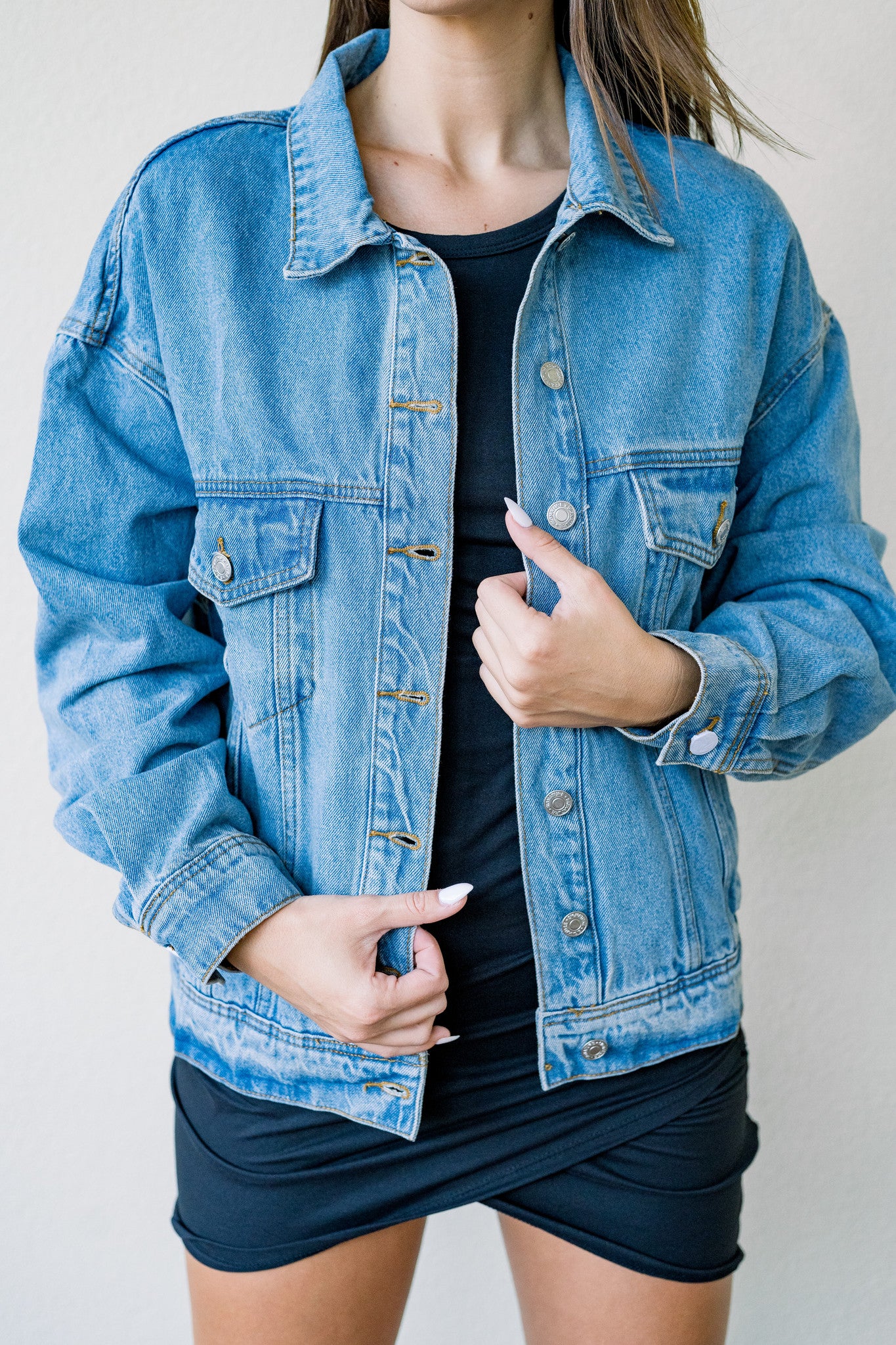 You're So Vintage Oversized Jean Jacket