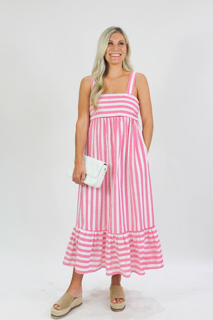 My Party Striped Maxi