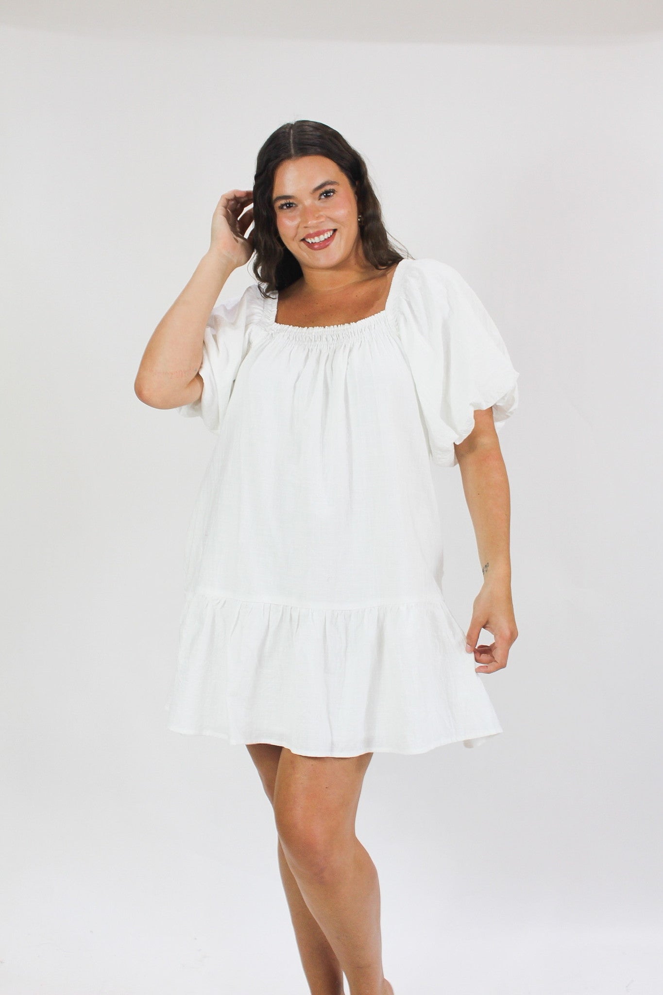 The Heather Dress - White