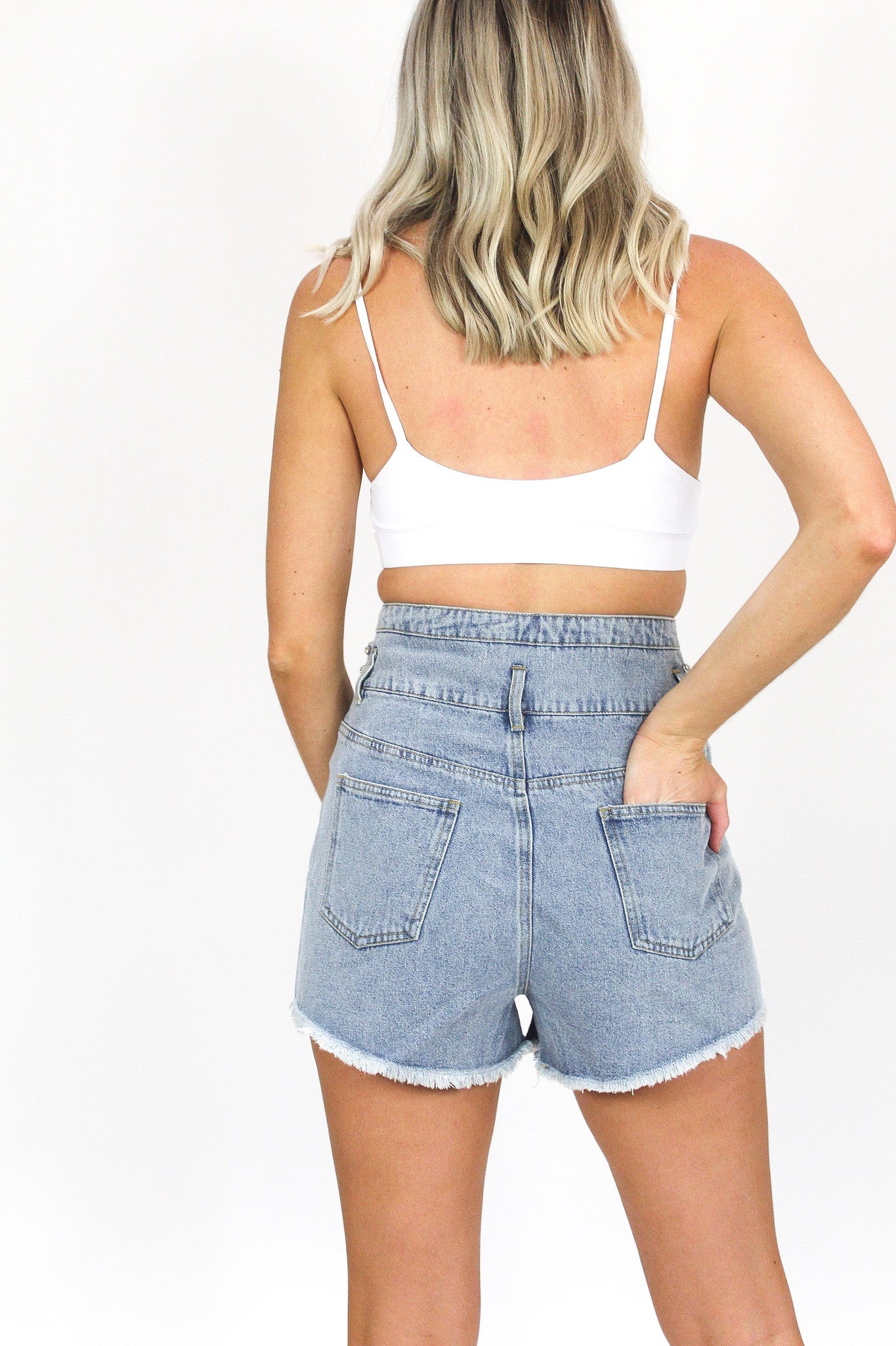 Such a Stud Denim Shorts